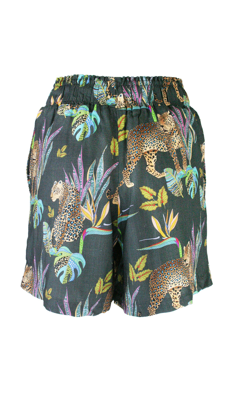 Cobalt Leopard Amalfi Shorts