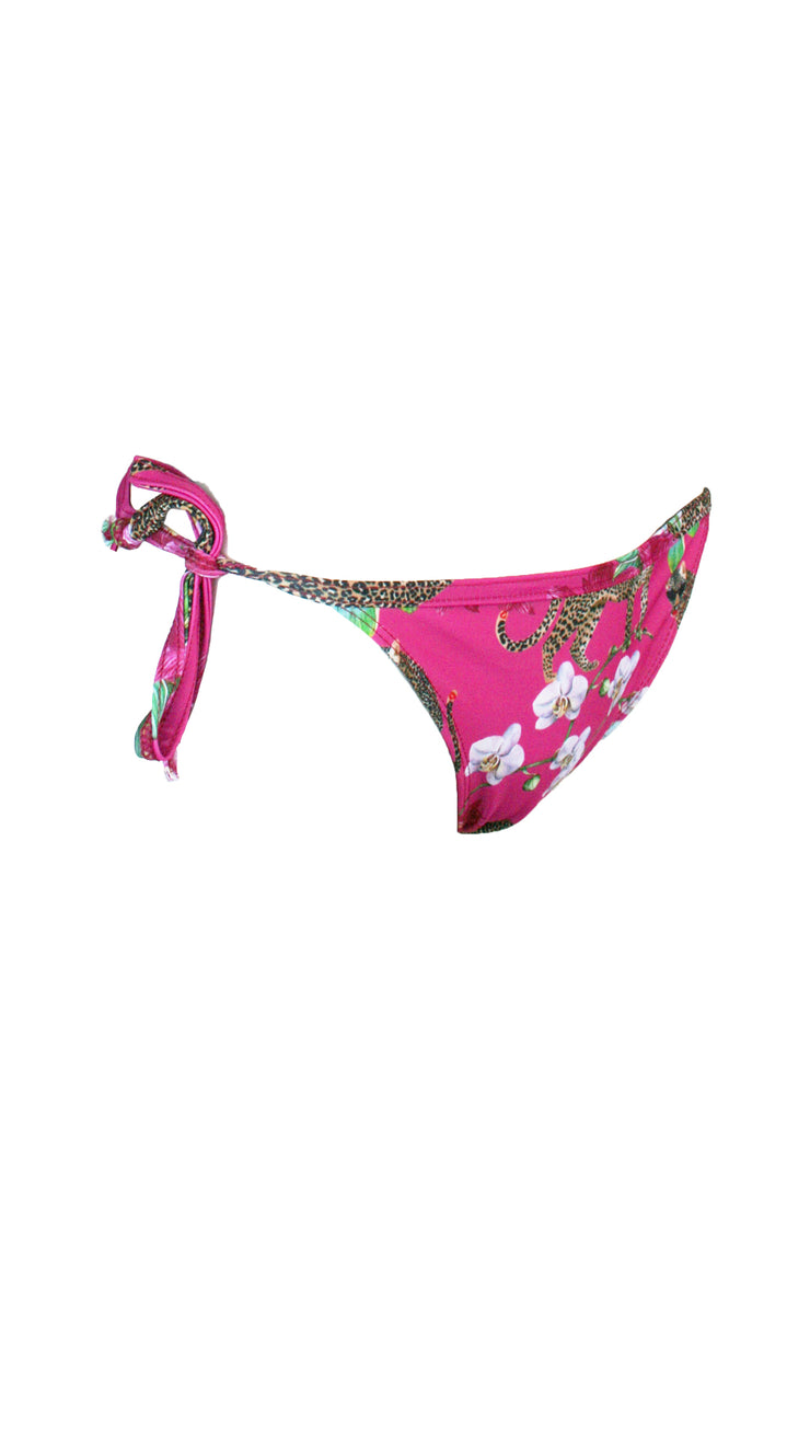 Leopard's Kiss Pink Bikini Bottom