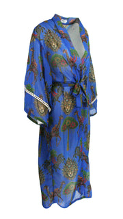 Zambezi Gold Chiffon Kimono Cover Up