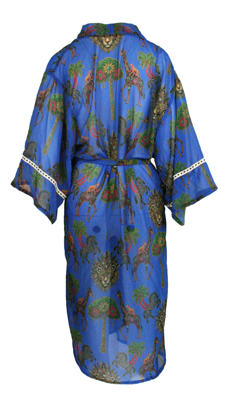 Zambezi Gold Chiffon Kimono Cover Up