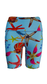 Treasures of the Sea High Waist Shorts