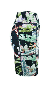 Floral Botanical High Waist Shorts