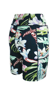 Floral Botanical High Waist Shorts