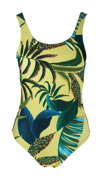 Tropical Splendour Yellow One Piece