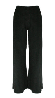 Black Heritage Ribbed Pants