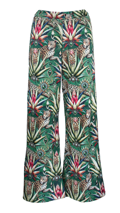 Wild Emerald Heritage Ribbed Pants