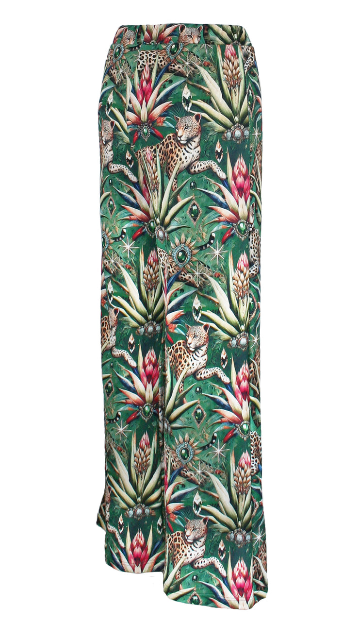 Wild Emerald Heritage Ribbed Pants