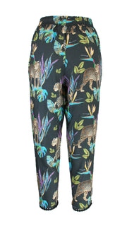 Cobalt Leopard Saint-Tropez Pants