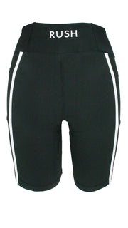 Black Panel Pro High Waist Shorts