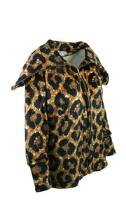 Midnight Leopard Supreme Velvet Jacket