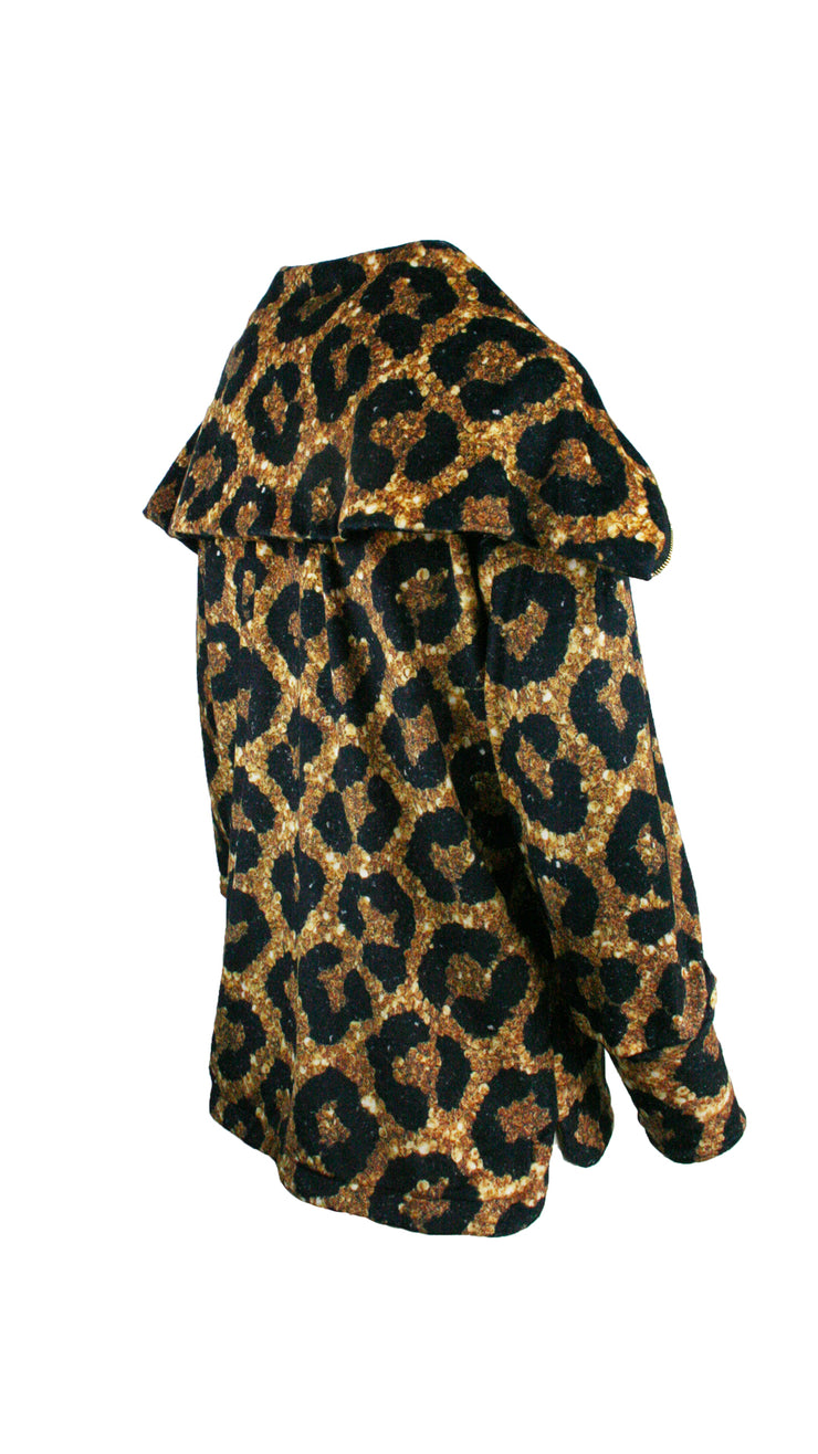 Midnight Leopard Supreme Velvet Jacket
