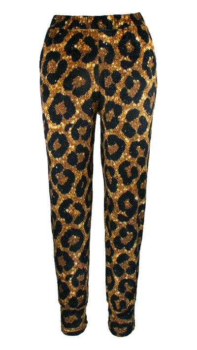 Midnight Leopard Supreme Velvet Pants