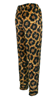 Midnight Leopard Supreme Velvet Pants