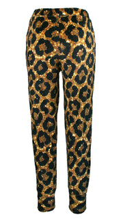 Midnight Leopard Supreme Velvet Pants