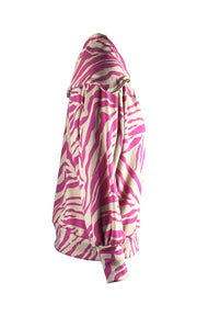 Cerise Zebra Heritage Pullover