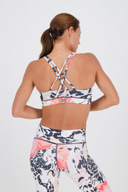 Blooming Wild Free My Heart Sports Bra