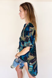 Tropical Splendour Chiffon Beach Cover Up